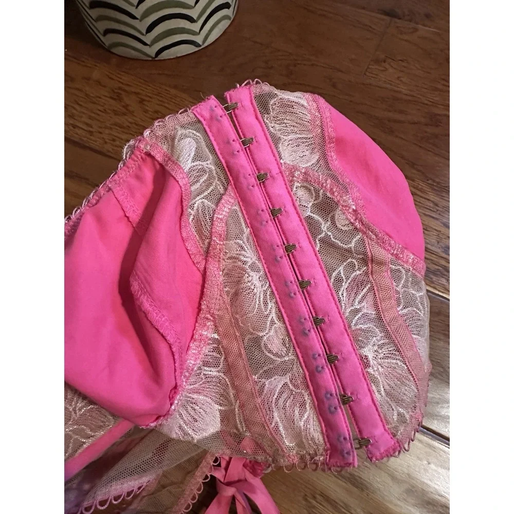For Love & Lemons Floral Corset L NWT Victoria Secret Very Sexy Bra 34D Halter